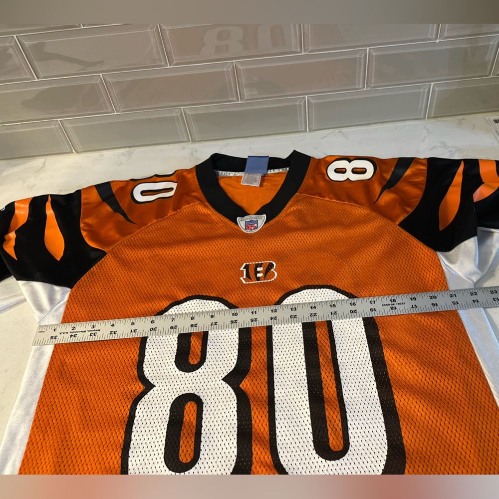Reebok Vintage Peter Warrick Cincinnati Bengals jersey mens size‎ Medium - Picture 12 of 14